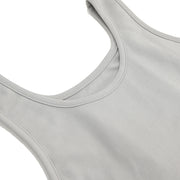 Chanel Sport Line Sleeveless Top Gray White 01P #38