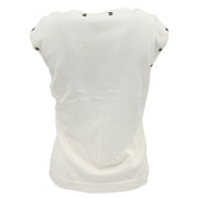 Chanel Sleeveless Top White 96C #42