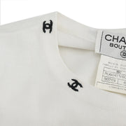 Chanel Sleeveless Top White 96C #42