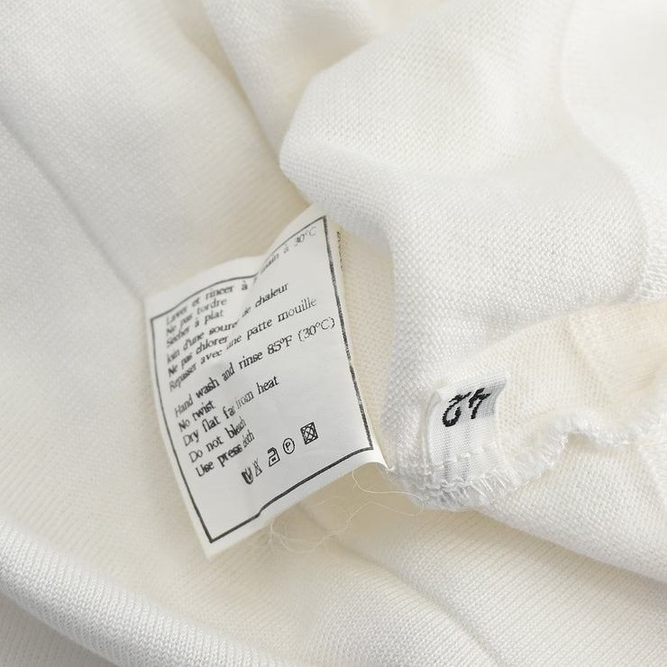 Chanel Sleeveless Top White 96C #42