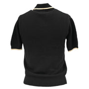 Chanel Sweater Top Black 97A #38