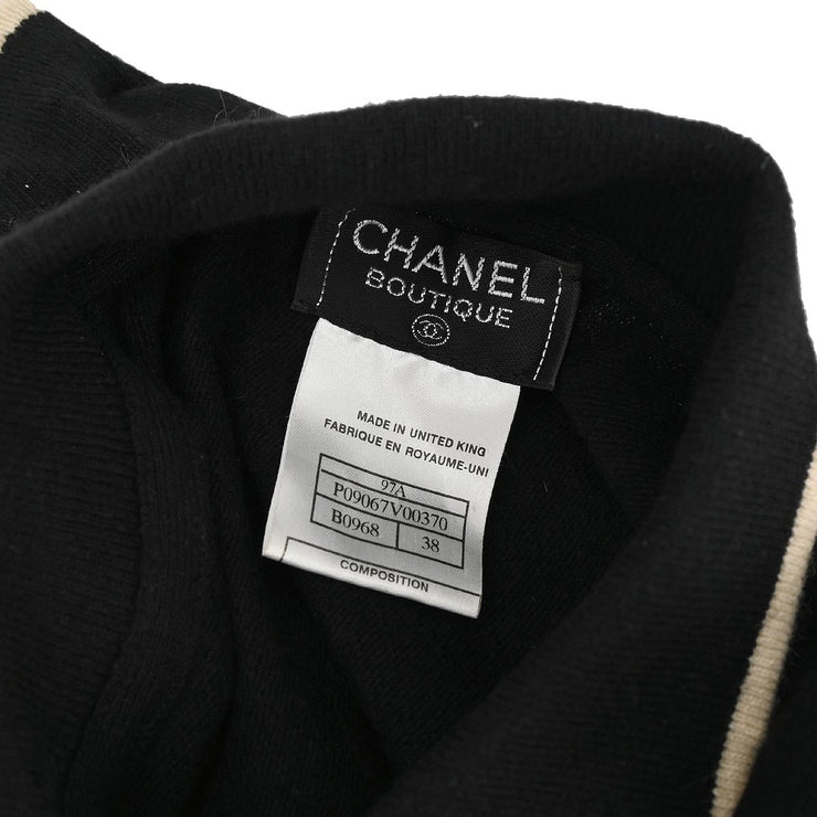 Chanel Sweater Top Black 97A #38