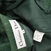 Christian Dior Setup Suit Jacket Dress Green #9