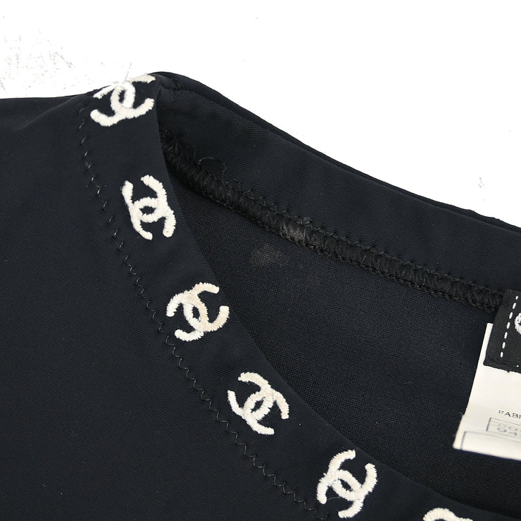 Chanel T-shirt Black 97C #36