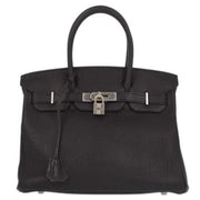 Hermes 2002 Black Togo Birkin 30 Handbag