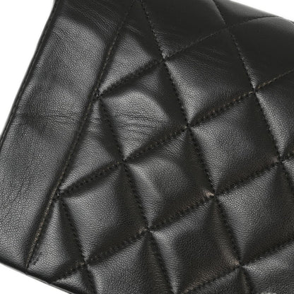 Chanel 1994-1996 Black Lambskin Small Diana Shoulder Bag