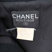 Chanel Single Breasted Jacket Black 97P #36