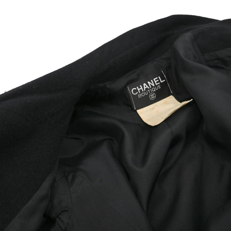 Chanel Coat Black 93A #34