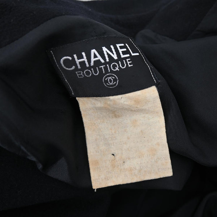 Chanel Coat Black 93A #34