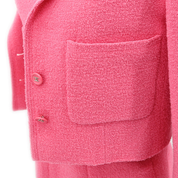 Chanel Setup Suit Jacket Dress Pink 96P #36