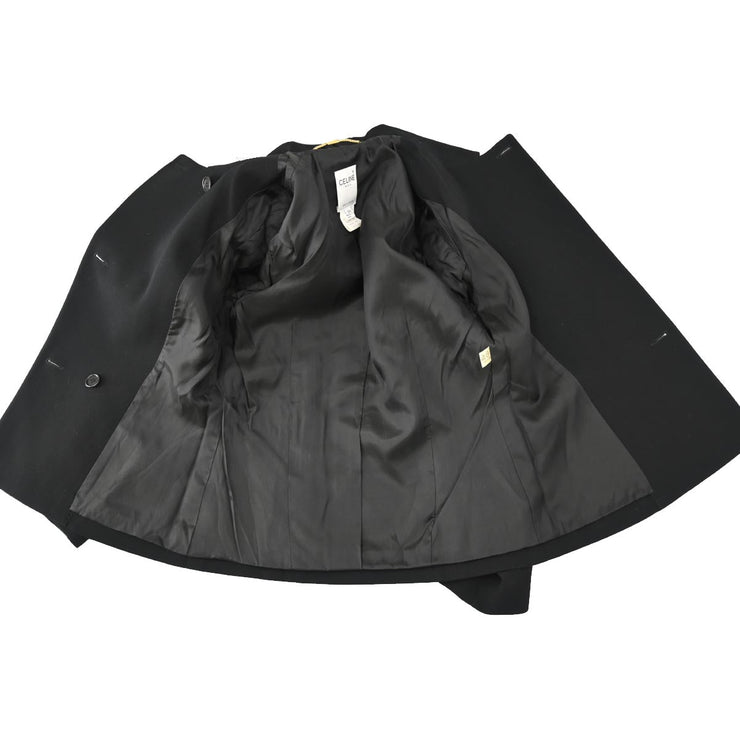 Celine Setup Suit Jacket Skirt Black #38