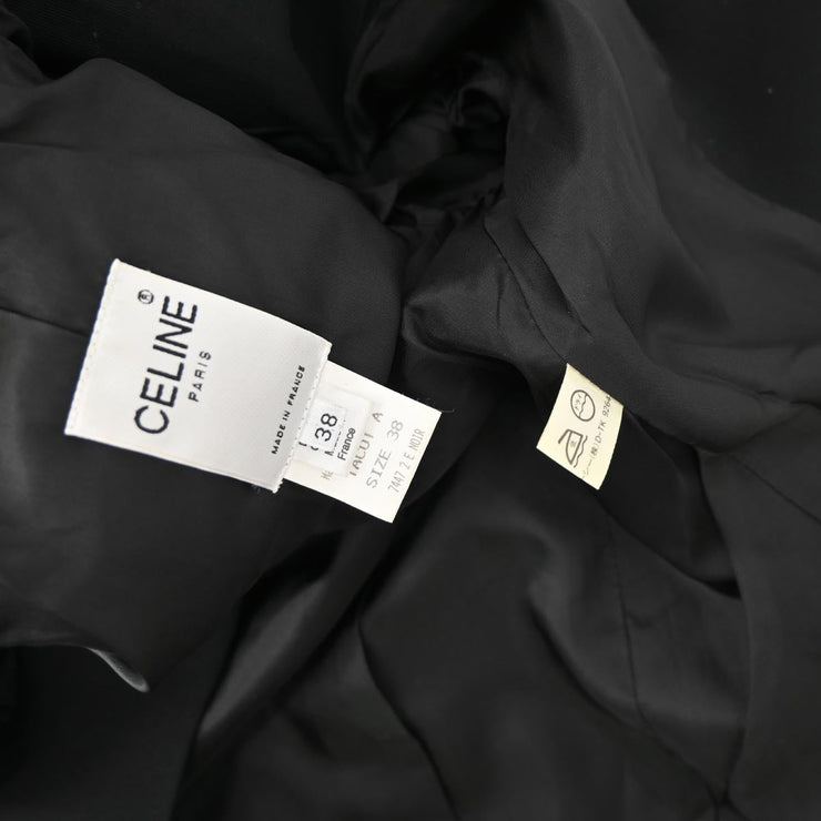 Celine Setup Suit Jacket Skirt Black #38