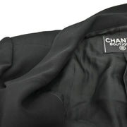 Chanel Single Breasted Jacket Black