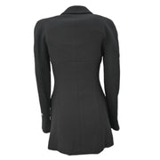 Chanel Single Breasted Jacket Black 97A #38