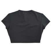 Chanel Cropped T-shirt Black 95P #40