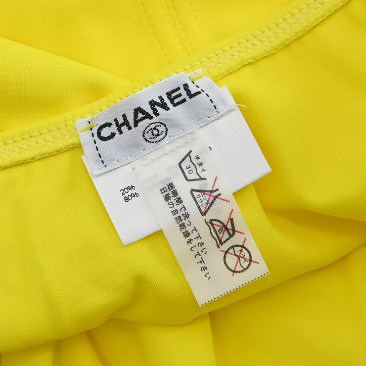 Chanel Swimwear Swimsuit Yellow #38