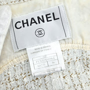 Chanel Sleeveless Vest Jacket Ivory 01P #36