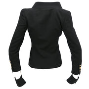 Chanel Single Breasted Jacket Black 01P #36