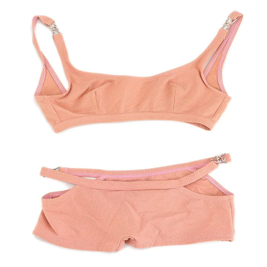 Chanel Swimwear Bikini Swimsuit Pink 02P #38