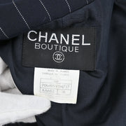 Chanel Coat Navy 96P #38