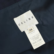 Celine Single Breasted Jacket Navy #38