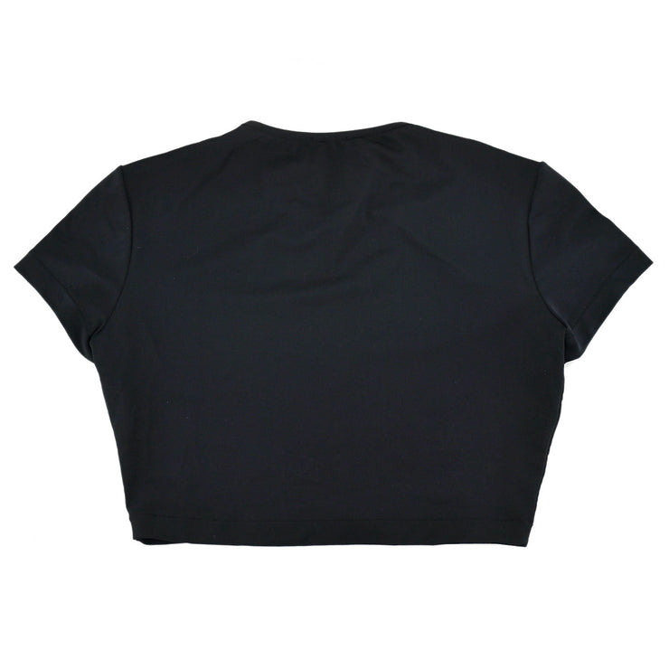 Chanel Cropped T-shirt Black 95P #42