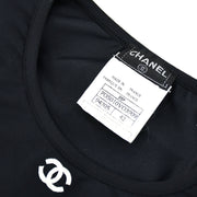 Chanel Cropped T-shirt Black 95P #42