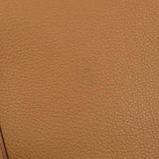 Hermes 2003 Tabac Camel Evercalf Initiale Shoulder Bag