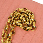 Chanel * 1991-1994 Pink Caviar Mademoiselle Shoulder Bag