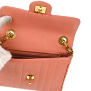 Chanel * 1991-1994 Pink Caviar Mademoiselle Shoulder Bag