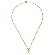 Chanel Gold CC Pendant Necklace 376/1982