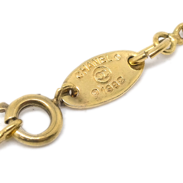 Chanel Gold CC Pendant Necklace 376/1982