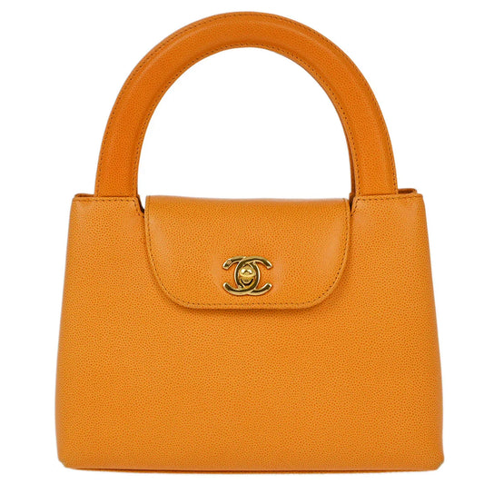 Chanel * 1997-1999 Orange Caviar Handbag