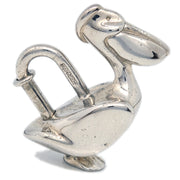 Hermes 1992 La mer Pelican Cadena Silver Small Good