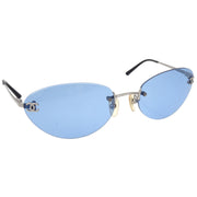 Chanel Sunglasses Eyewear Blue Small Good