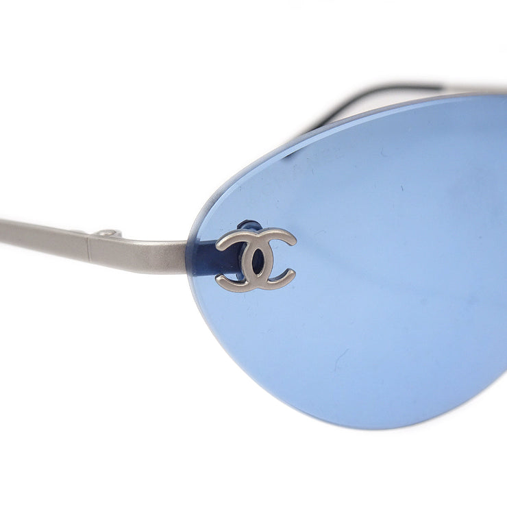 Chanel Sunglasses Eyewear Blue Small Good