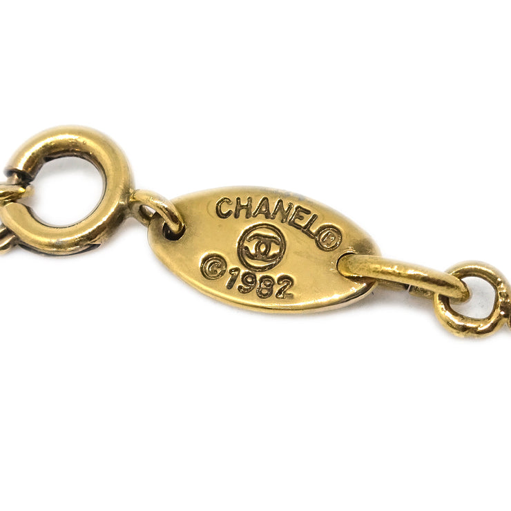 Chanel Gold CC Pendant Necklace 376/1982