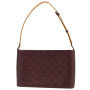 Louis Vuitton 2002 Purple Monogram Mat Alston Shoulder Bag M55126