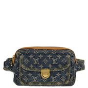 Louis Vuitton 2007 Blue Monogram Denim Bum Bag Waist Pouch M95347