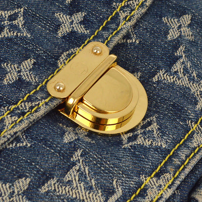 Louis Vuitton 2007 Blue Monogram Denim Bum Bag Waist Pouch M95347