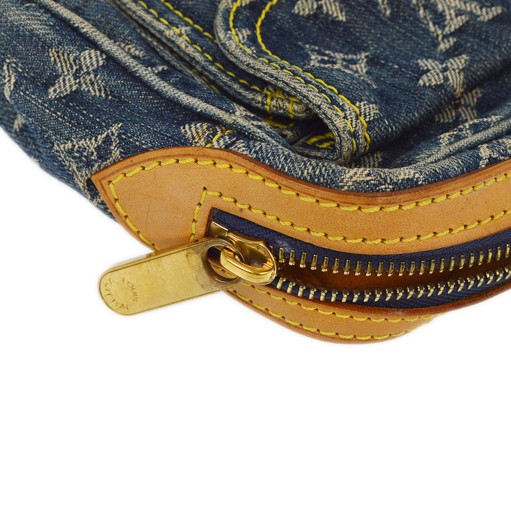 Louis Vuitton 2007 Blue Monogram Denim Bum Bag Waist Pouch M95347