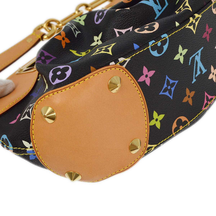 Louis Vuitton 2009 Black Monogram Multicolor Judy PM Handbag M40258