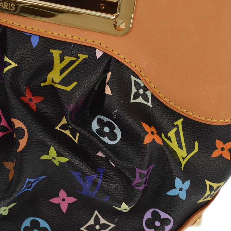 Louis Vuitton 2009 Black Monogram Multicolor Judy PM Handbag M40258