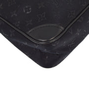 Louis Vuitton 2002 Black Monogram Satin Little Boulogne Handbag M92142