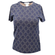 Celine Macadam T-shirt Navy #M