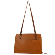 Hermes * 1992 Brown Courchevel New Amsterdam Shoulder Bag