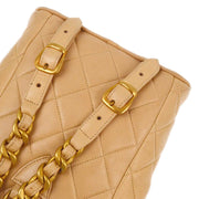 Chanel * 1991-1994 Beige Lambskin Duma Backpack Small