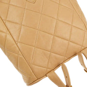 Chanel * 1991-1994 Beige Lambskin Duma Backpack Small