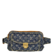 Louis Vuitton 2007 Blue Monogram Denim Bum Bag Waist Pouch M95347