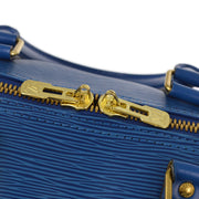 Louis Vuitton * 1994 Blue Epi Keepall 45 Travel Duffle Handbag M42975